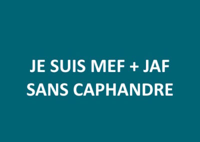 Je suis MEF + JAF